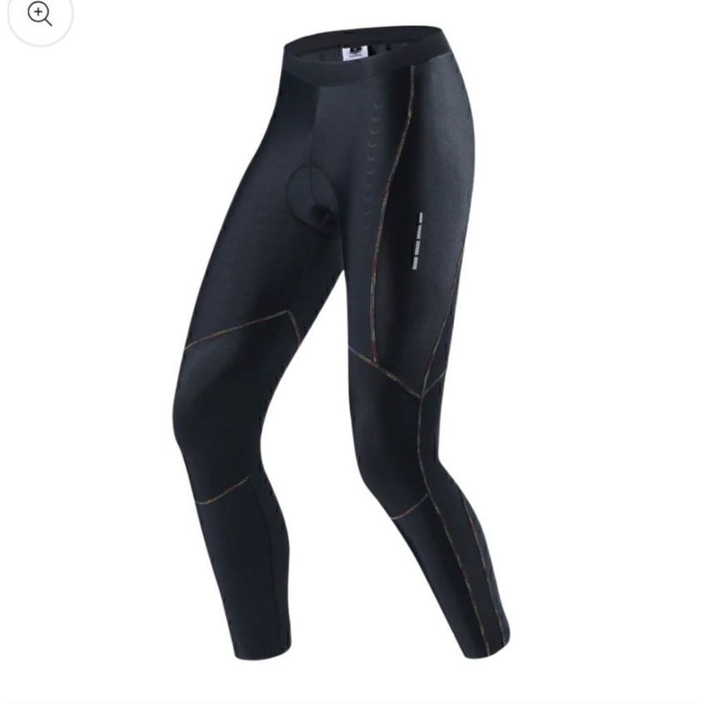 Santic Coral Black Women’s Padded Cycling Pant Sz Small